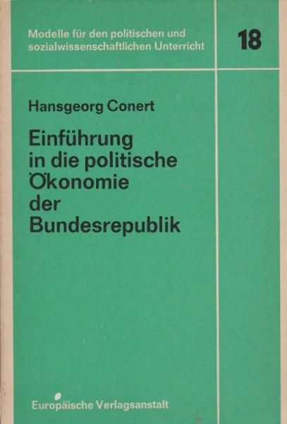 Einführung in die politische Ökonomie der Bundesrepublik I