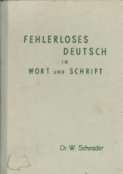 Fehlerloses Deutsch in Wort und Schrift, als fröhliche Wissenschaft launig und spielend leicht vermittelt, zugleich ein Nachschlagewerk für den praktischen Gebrauch.