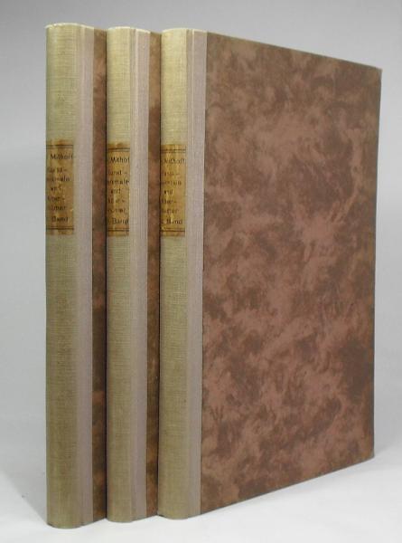 Kunstdenkmale und Alterthümer im Hannoverschen; Band 1-3. Erster Band: Fürstenthum Calenberg. Zweiter Band: Fürstenthümer Göttingen und Grubenhagen, nebst den hannoverschen Theile des Harzes und der Grafschaft Hohnstein. Dritter Band: Fürstenthum Hildeshe