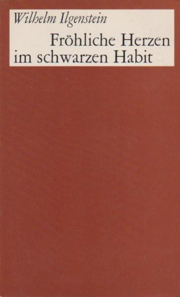 Fröhliche Herzen im schwarzen Habit.