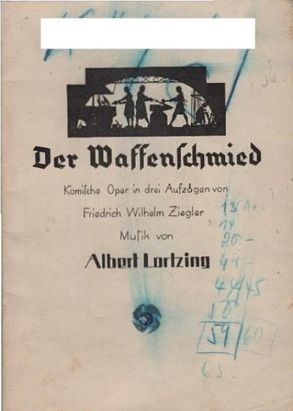 Der Waffenschmied : Komische Oper in 3 Akten.