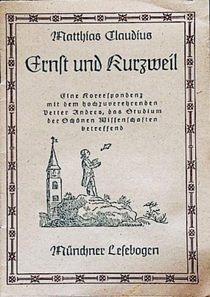 Ernst und Kurzweil