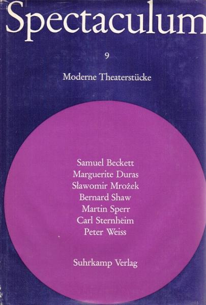 Spectaculum. Moderne Theaterstücke; Teil: 9.