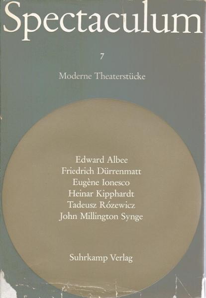 Spectaculum. Moderne Theaterstücke; Teil: 7.