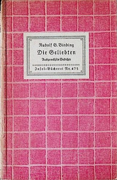 Die Geliebten : [Ausgewählte] Gedichte.