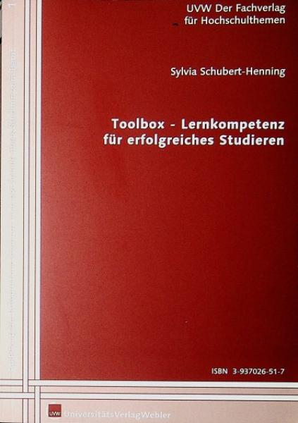 Toolbox - Lernkompetenz für erfolgreiches Studieren.