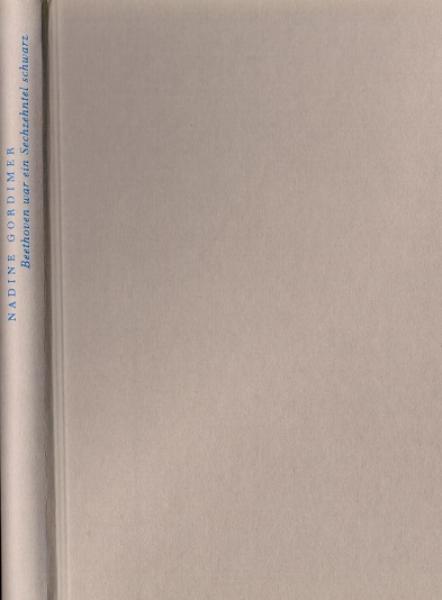 Beethoven war ein Sechzehntel schwarz : Erzählungen.