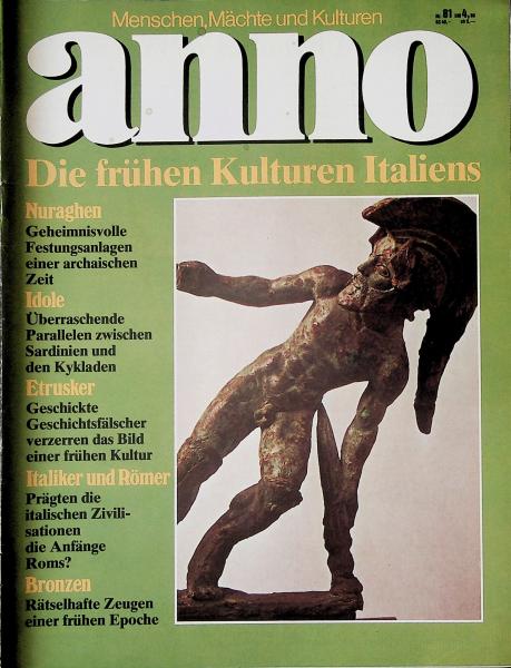 anno. Die große Enzyklopädie der Antike; Nr. 81 - Die frühen Kulturen Intaliens