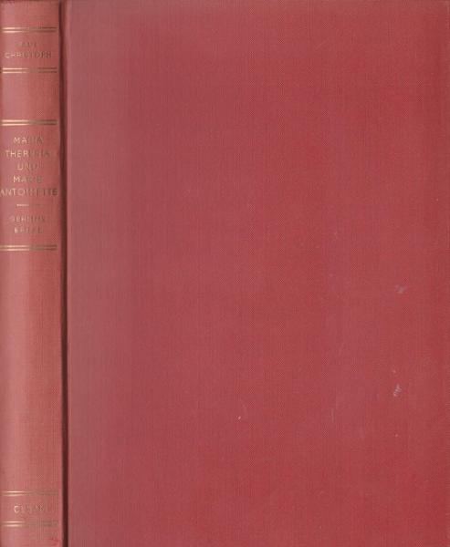 Ihr geheimer Briefwechsel : Maria Theresia u. Marie Antoinette.