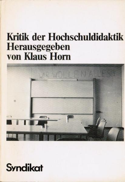 Kritik der Hochschuldidaktik.