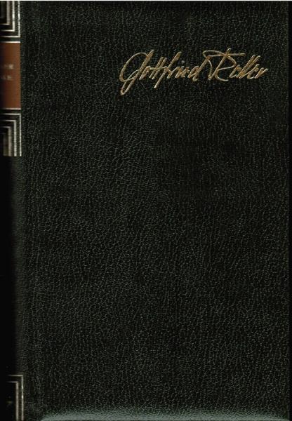 Keller, Gottfried: Werke; Teil: Bd. 1., Züricher Novellen; Sieben Legenden.