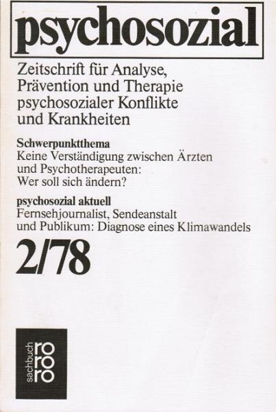Psychosozial; Teil: Jg. 1. 1978.