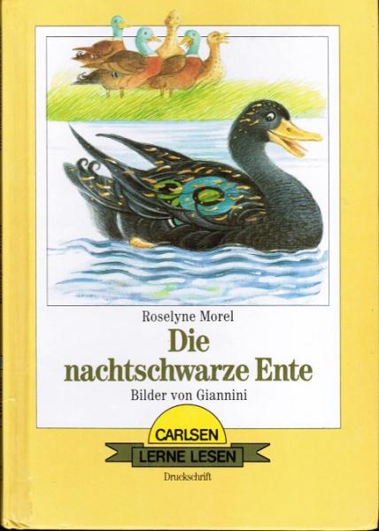 Die nachtschwarze Ente.