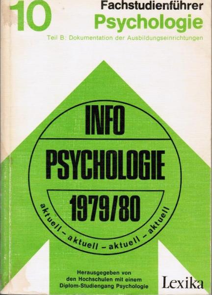 Info-Psychologie-aktuell: Studienjahr 1979/80.