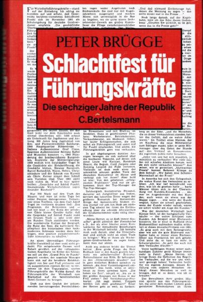 Schlachtfest für Führungskräfte : die sechziger Jahre der Republik.