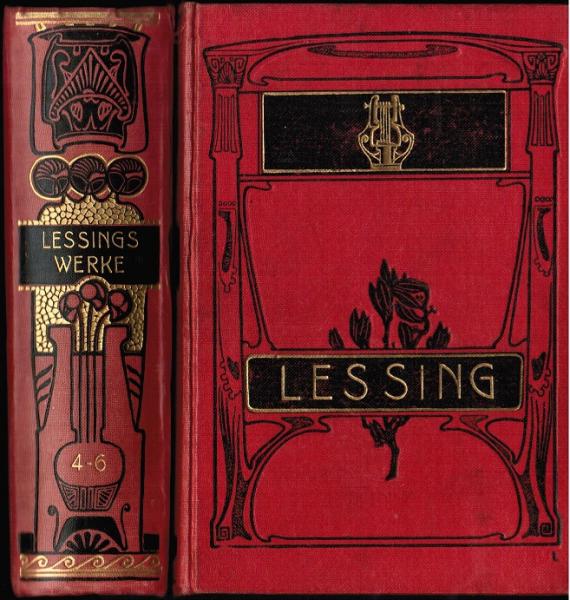 Lessings Werke. In sechs [6] Bänden. (Zwei Bücher).