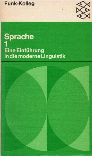 Sprache; Teil: Bd. 1.