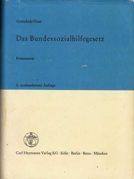 Das Bundessozialhilfegesetz : Kommentar.