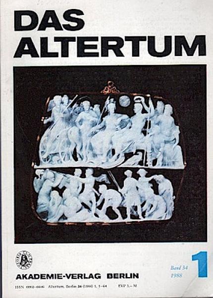 Das Altertum. Band 34, Heft 1.