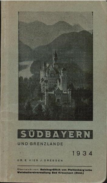 Südbayern und Grenzlande 1934.