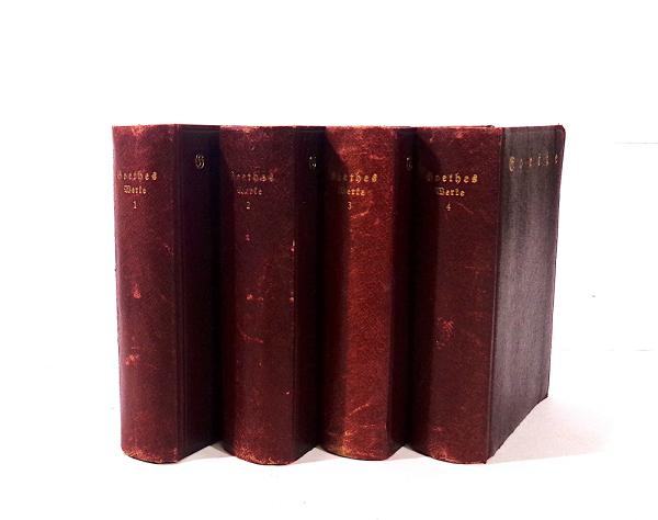 Goethes Werke. Auswahl in vier Bänden. Band 1-4.