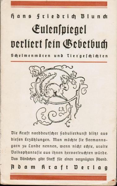 Eulenspiegel verliert sein Gebetsbuch : Schelmenmären u. Tiergeschichten.