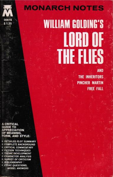 William Golding's Lord of the Flies and the Inheritors Pincher Martin Free Fall