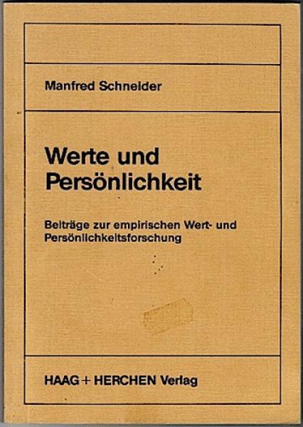 Werte und Persönlichkeit
