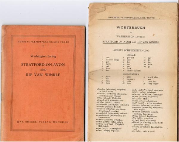Stratford-on-Avon and Rip an Winkle + Wörterbuch (= Huebers fremdsprachliche Texte; 6)