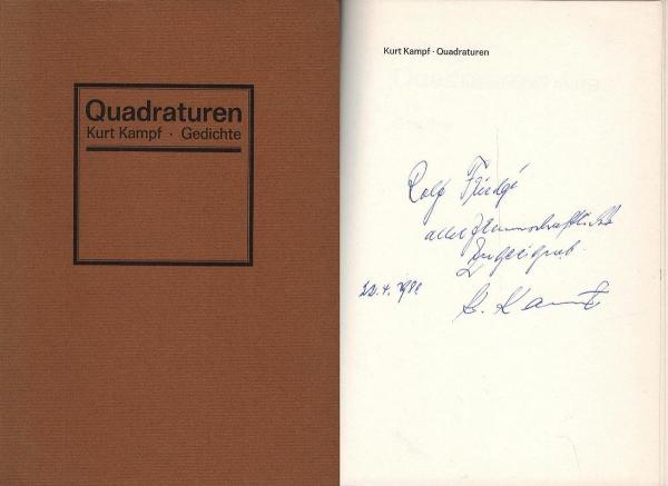 Quadraturen : Gedichte