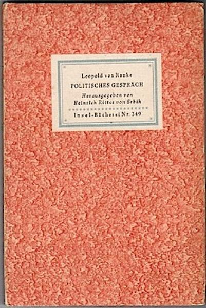 Politisches Gespräch (Insel-Bücherei, Nr. 349)