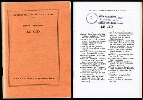Le Cid (= Huebers fremdsprachliche Texte; 17)
