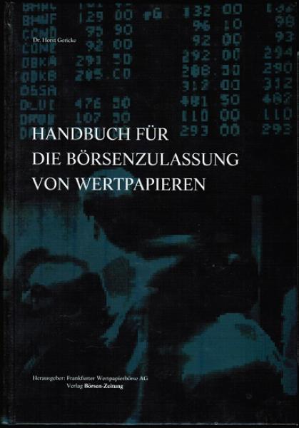Handbuch für die Börsenzulassung von Wertpapieren