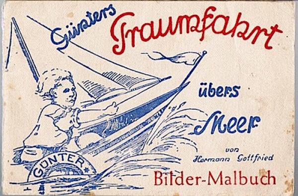 Günters Traumfahrt übers Meer. Bilder-Malbuch