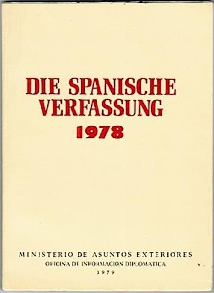 Die spanische Verfassung 1978