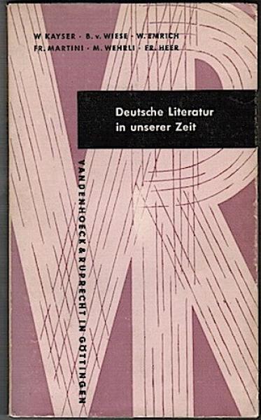 Deutsche Literatur in unserer Zeit.