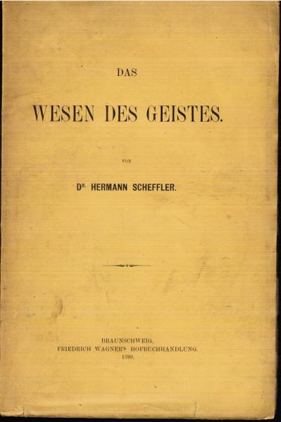 Das Wesen des Geistes.