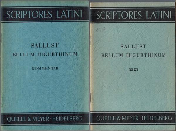 Bellum Iugurthinum. Text + Kommentar (= Scriptores Latini. Neue Folge. Sammlung lateinischer Schriftsteller)