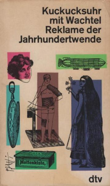 Kuckucksuhr mit Wachtel : Reklame d. Jahrhundertwende.