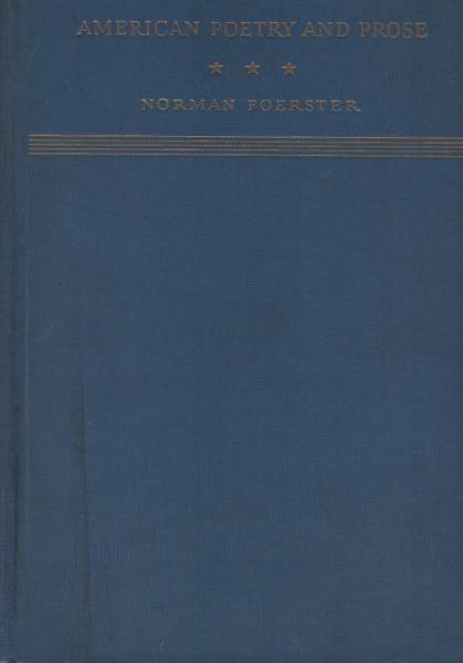 American poetry and prose.
