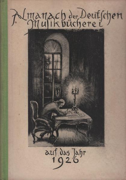 Almanach der Deutschen Musikbücherei auf das Jahr 1926