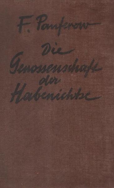 Die Genossenschaft der Habenichtse : Roman.