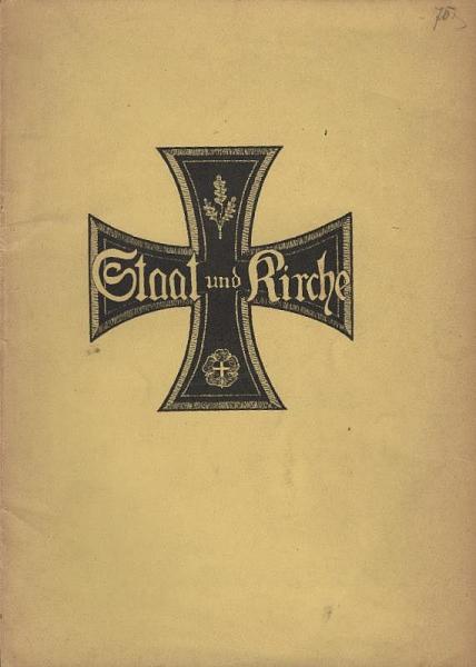 Staat und Kirche : Ein Vortrag.