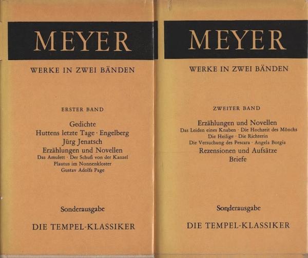 Conrad Ferdinand Meyer. Werke in zwei Bänden.