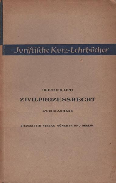 Zivilprozessrecht.