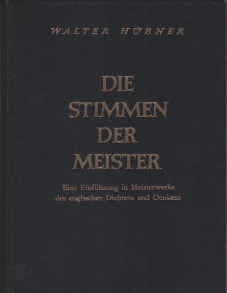 Die Stimmen der Meister.