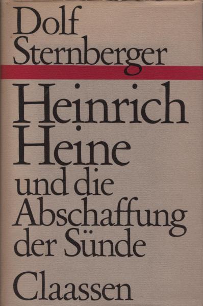 Heinrich Heine und die Abschaffung der Sünde