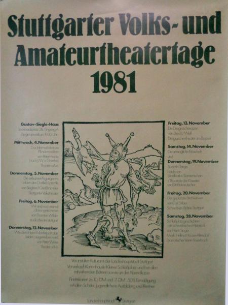 Stuttgarter Volks- und Amateurtheatertage 1981
