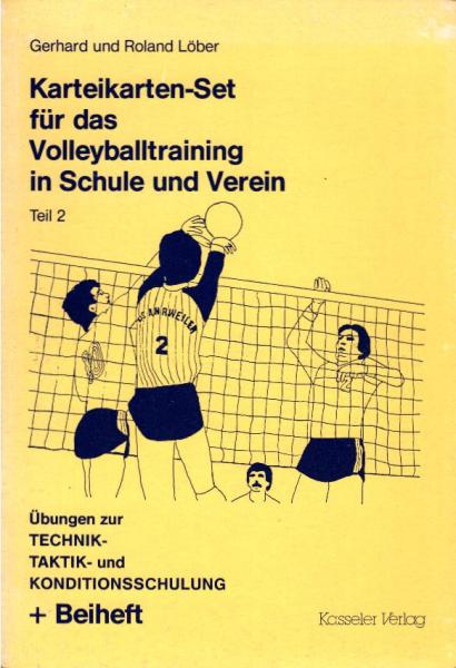 Karteikarten-Set für das Volleyballtraining in der Schule und Verein ; Teil 2