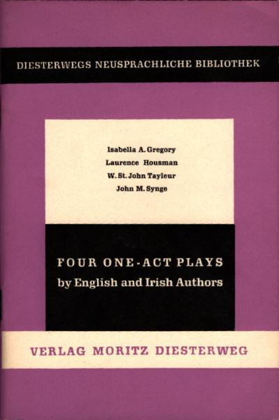 One-Act-Plays, Four, by English and Irish authors